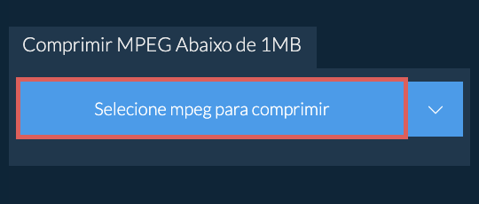 Comprimir mpeg Abaixo de 1MB