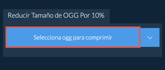 Reducir Tamaño de ogg Por 10%