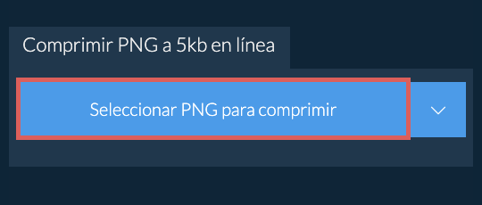 Comprimir PNG a 5kb en línea