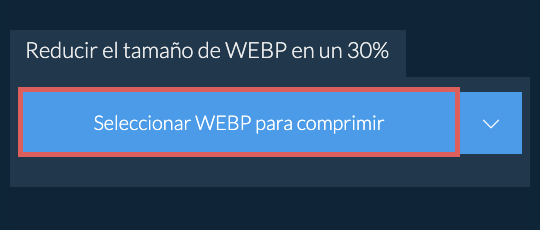 Reducir el tamaño de WEBP en un 30%