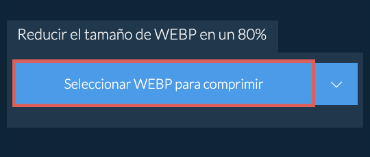 Reducir el tamaño de WEBP en un 80%