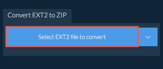 Convert EXT2 to ZIP