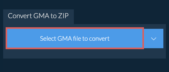 Convert GMA to ZIP