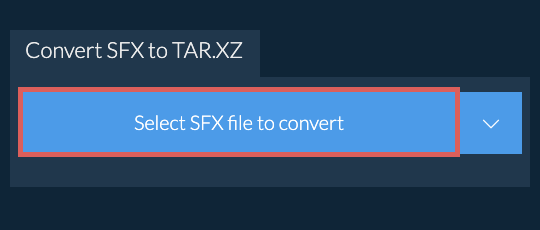 Convert SFX to TAR.XZ