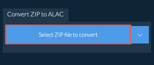 Convert ZIP to ALAC