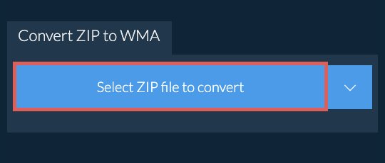 Convert ZIP to WMA