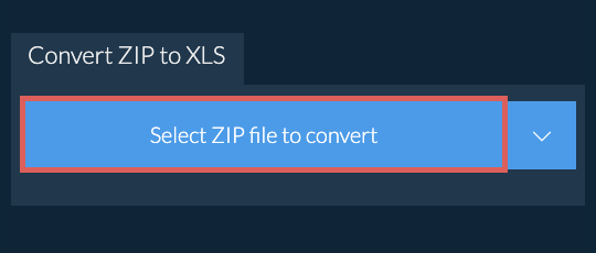 Convert ZIP to XLS