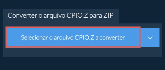 Converter o arquivo CPIO.Z para ZIP