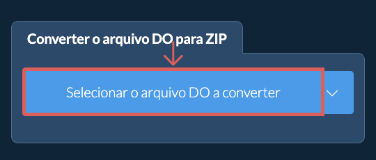 Converter o arquivo DO para ZIP