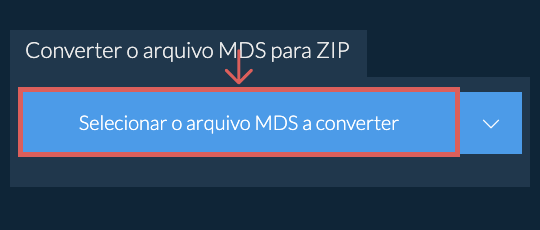 Converter o arquivo MDS para ZIP