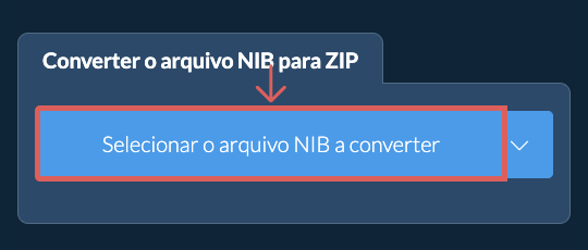 Converter o arquivo NIB para ZIP