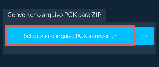 Converter o arquivo PCK para ZIP