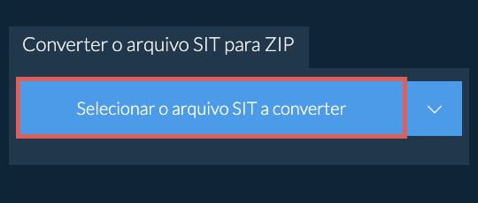 Converter o arquivo SIT para ZIP