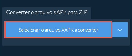Converter o arquivo XAPK para ZIP