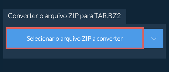 Converter o arquivo ZIP para TAR.BZ2