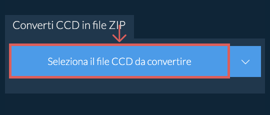 Converti CCD in file ZIP