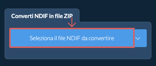Converti NDIF in file ZIP