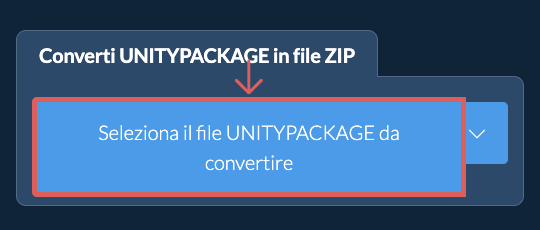 Converti UNITYPACKAGE in file ZIP