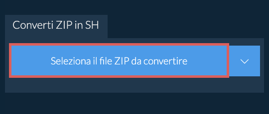 Converti ZIP in SH