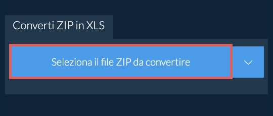 Converti ZIP in XLS
