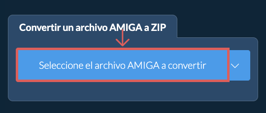 Convertir un archivo AMIGA a ZIP