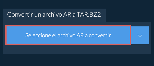 Convertir un archivo AR a TAR.BZ2