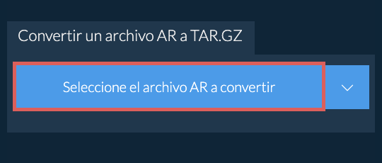 Convertir un archivo AR a TAR.GZ