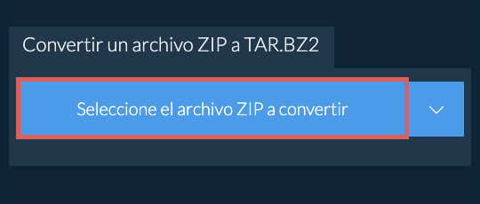 Convertir un archivo ZIP a TAR.BZ2