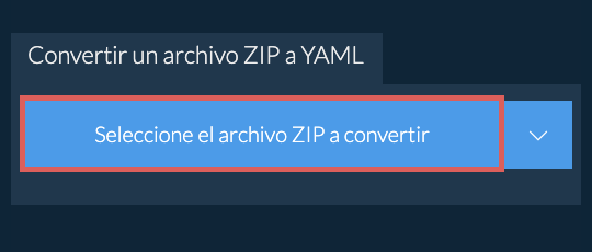 Convertir un archivo ZIP a YAML