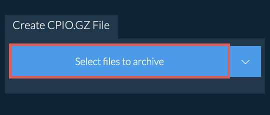 Create CPIO.GZ File