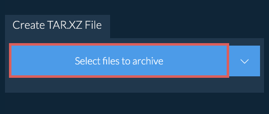 Create TAR.XZ File
