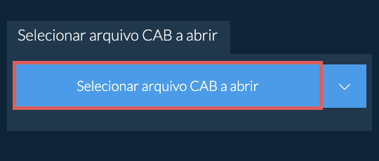 Selecionar arquivo CAB a abrir