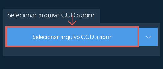 Selecionar arquivo CCD a abrir