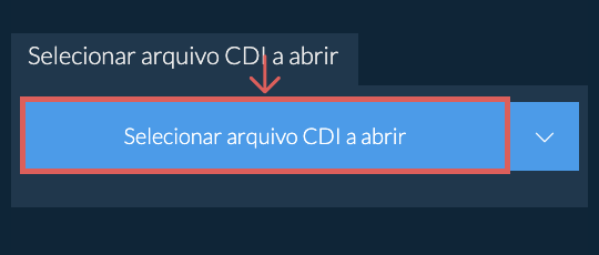 Selecionar arquivo CDI a abrir