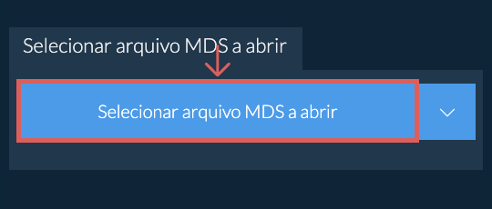 Selecionar arquivo MDS a abrir