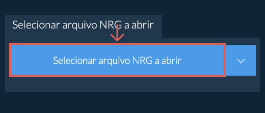 Selecionar arquivo NRG a abrir