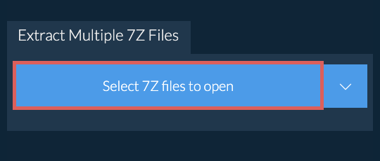 Extract Multiple 7Z Files