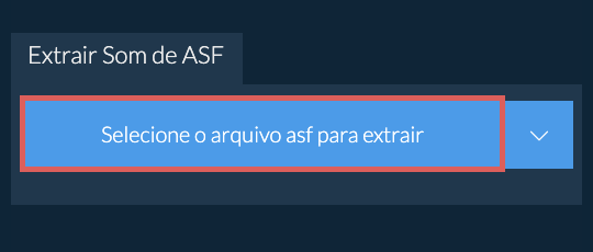 Extrair Som de asf