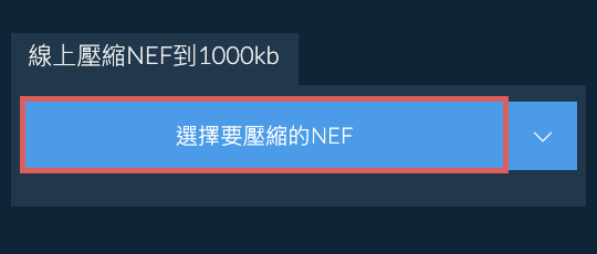 線上壓縮NEF到1000kb