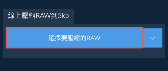 線上壓縮RAW到5kb