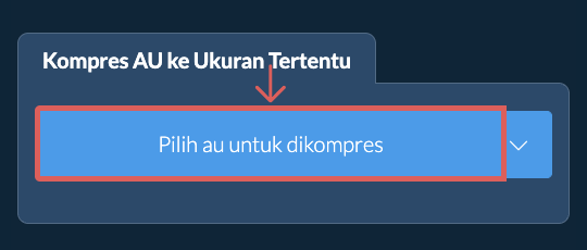 Kompres au Di Bawah ukuran tertentu