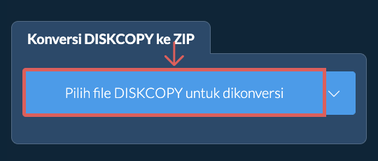Konversi DISKCOPY ke ZIP