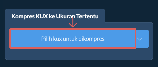 Kompres kux Di Bawah ukuran tertentu