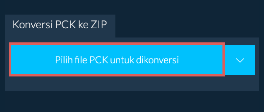 Konversi PCK ke ZIP