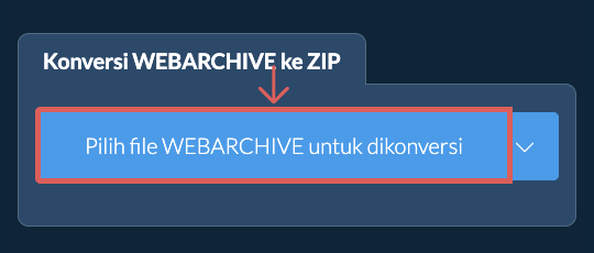 Konversi WEBARCHIVE ke ZIP