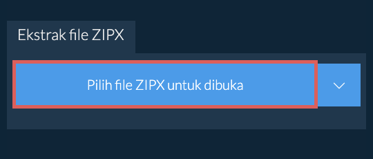 Ekstrak file ZIPX
