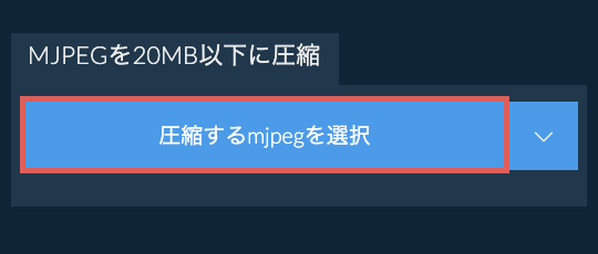 mjpegを20MB以下に圧縮