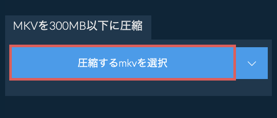 mkvを300MB以下に圧縮