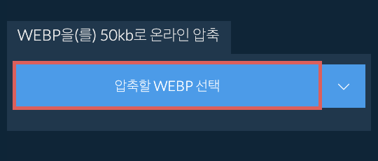 WEBP을(를) 50kb로 온라인 압축