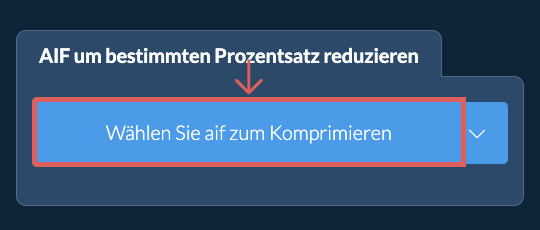 aif Größe um einen bestimmten Prozentsatz reduzieren
